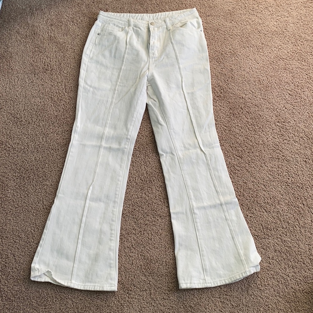 white bell bottoms